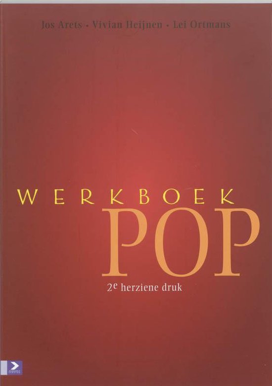 Cover, Werkboek POP
